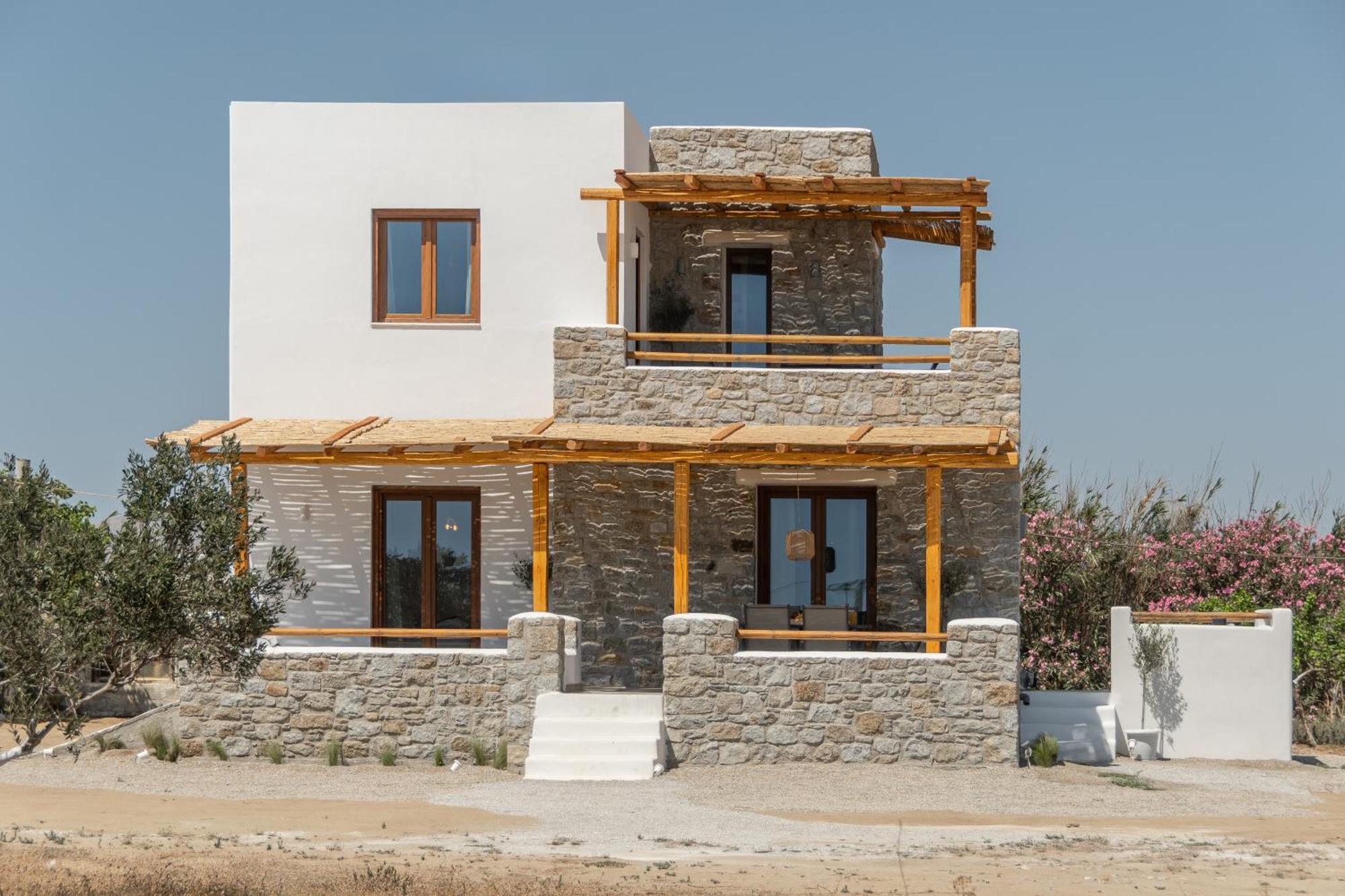 Naxos Beachwalk Villa Plaka Maragkas エクステリア 写真
