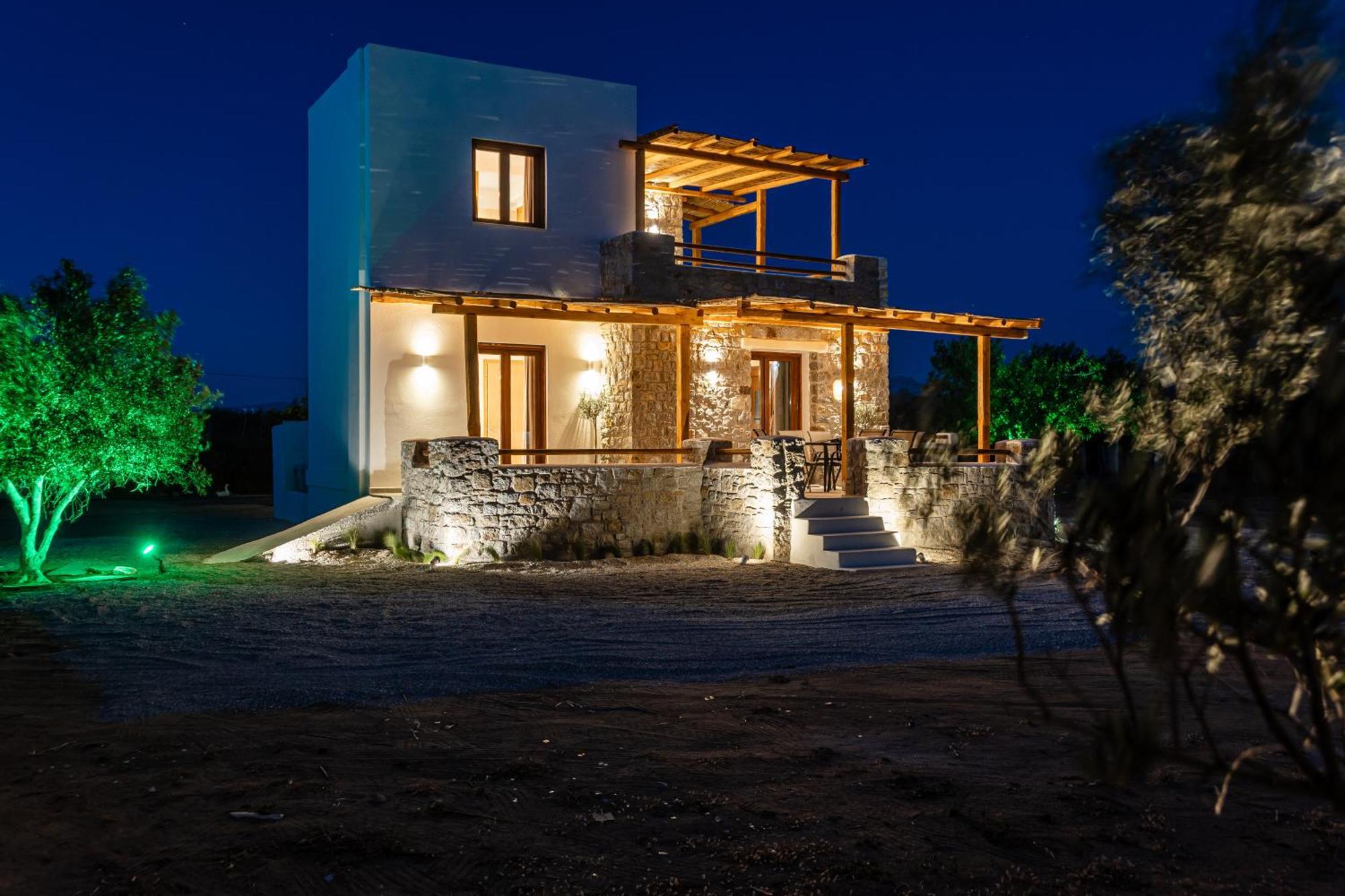Naxos Beachwalk Villa Plaka Maragkas エクステリア 写真