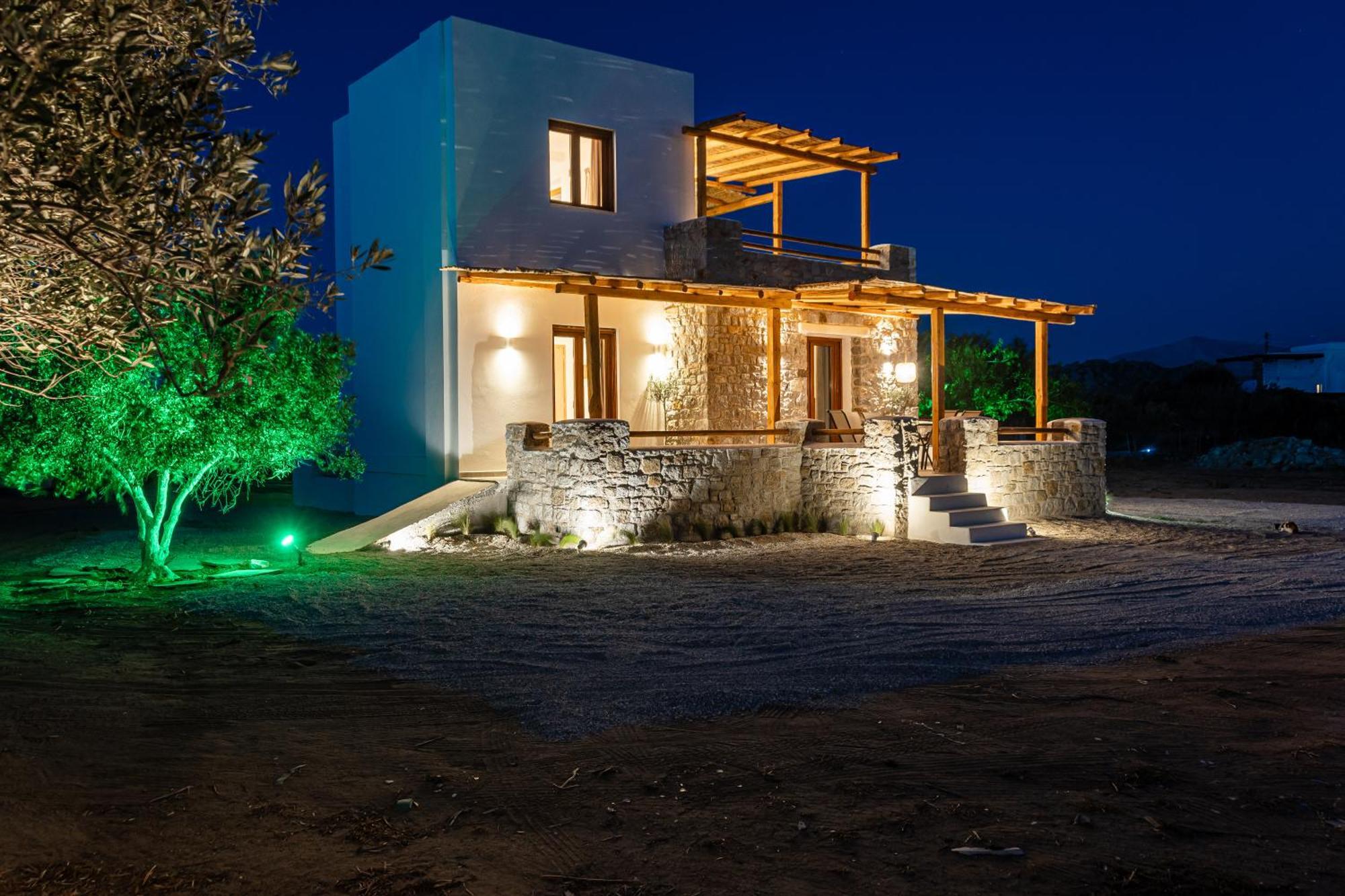 Naxos Beachwalk Villa Plaka Maragkas エクステリア 写真