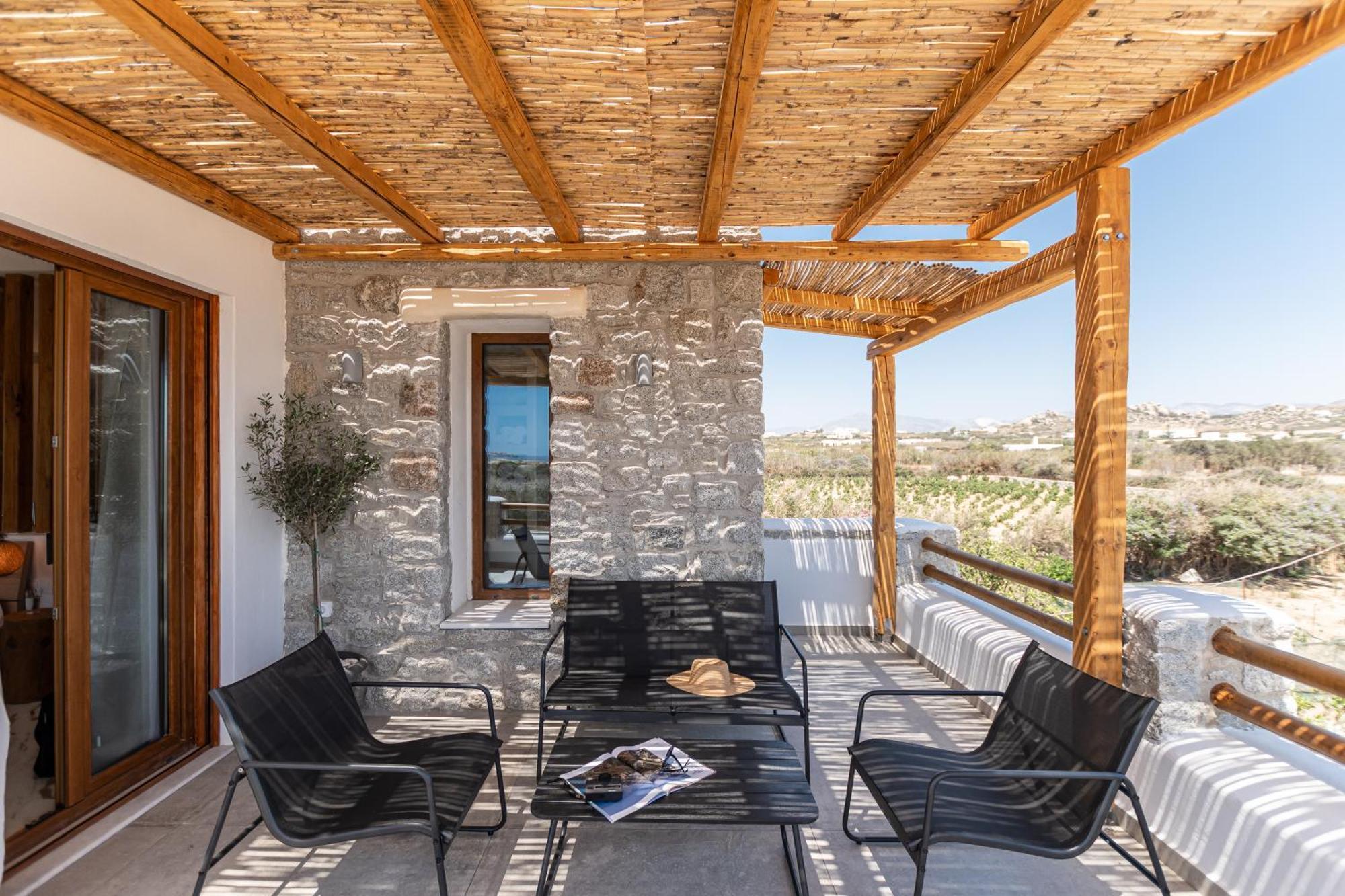 Naxos Beachwalk Villa Plaka Maragkas エクステリア 写真