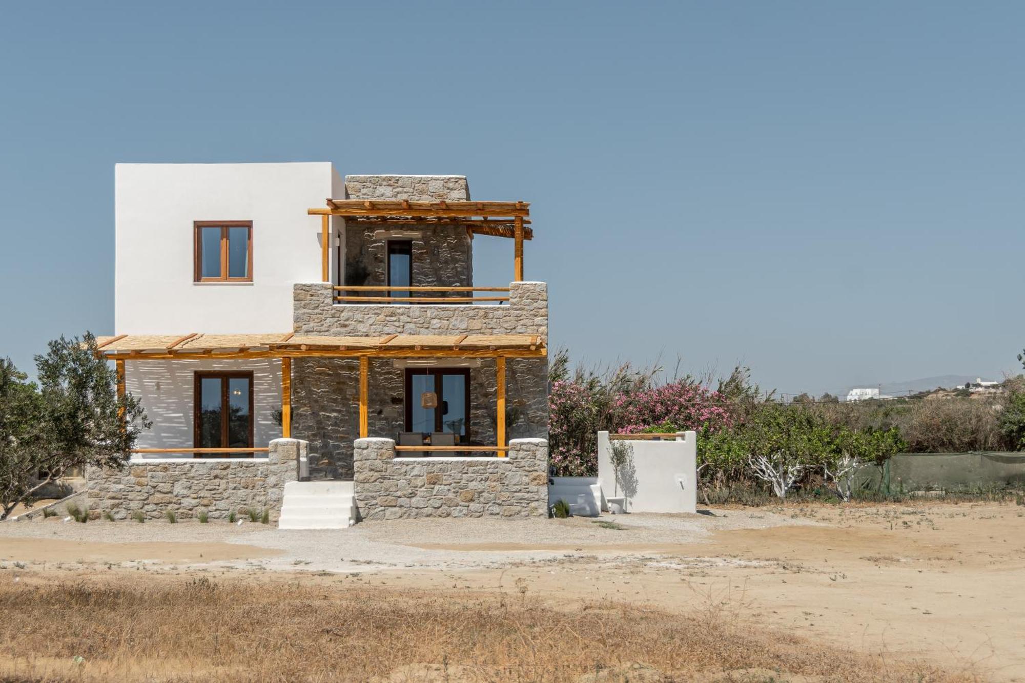 Naxos Beachwalk Villa Plaka Maragkas エクステリア 写真