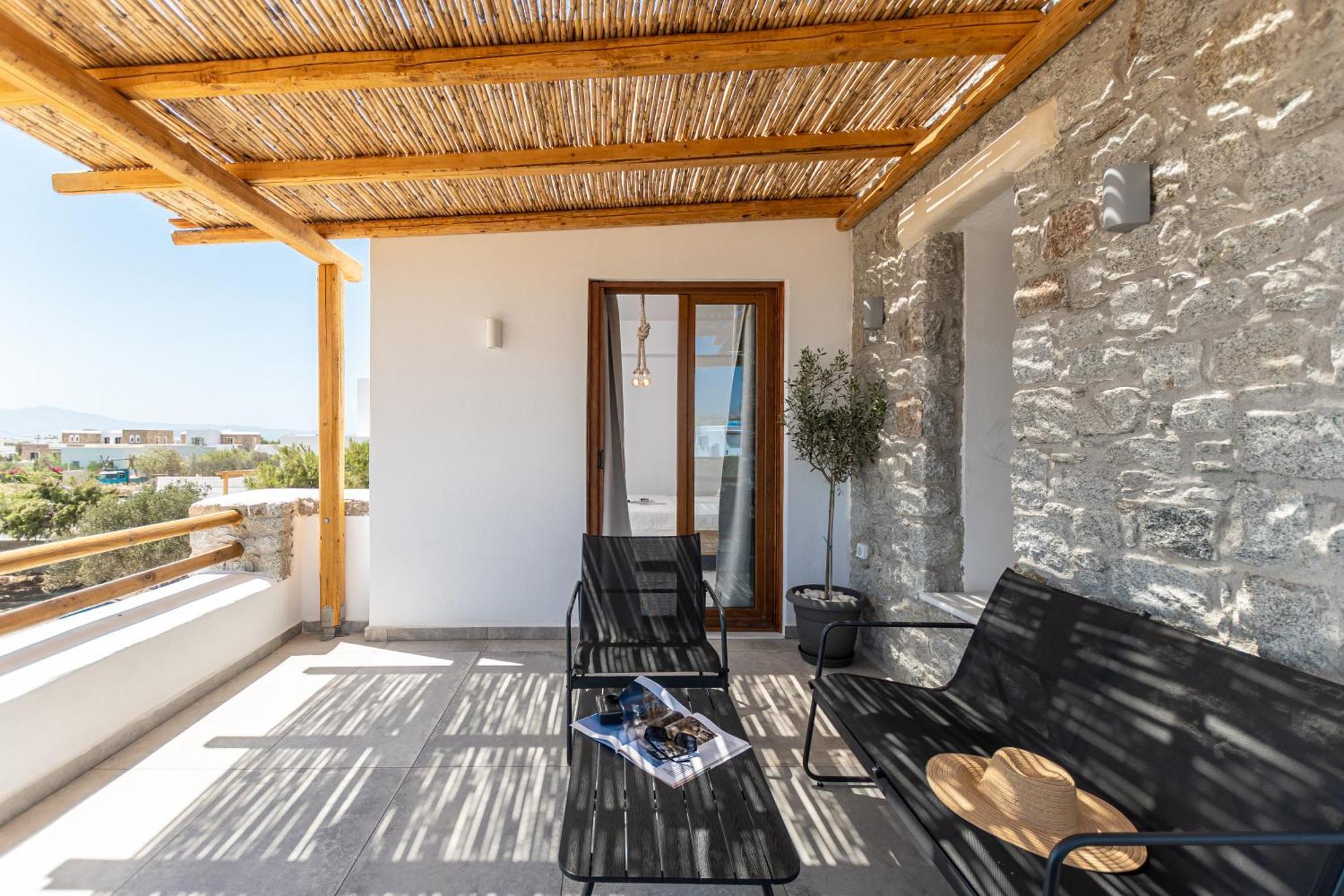 Naxos Beachwalk Villa Plaka Maragkas エクステリア 写真