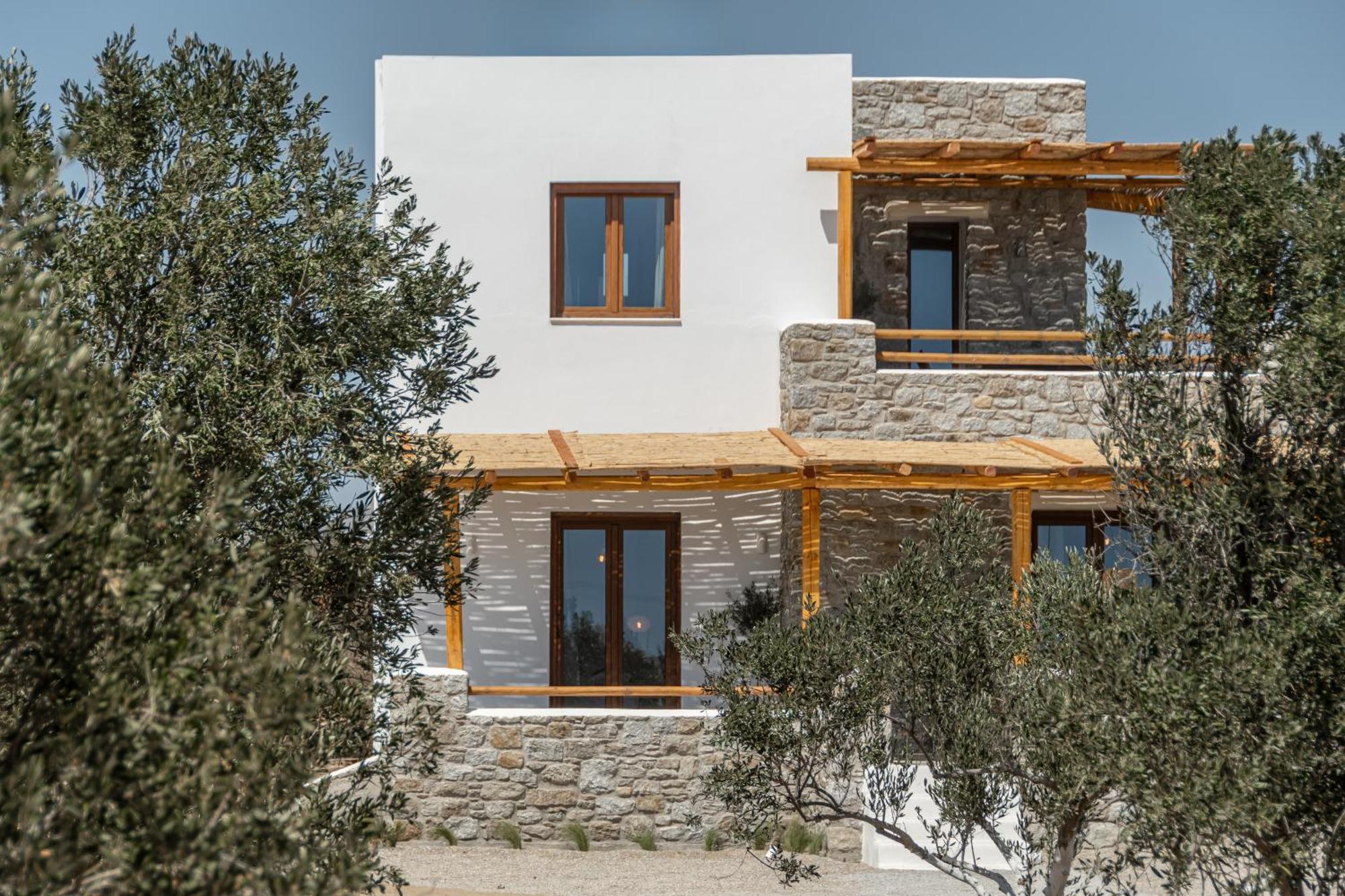 Naxos Beachwalk Villa Plaka Maragkas エクステリア 写真
