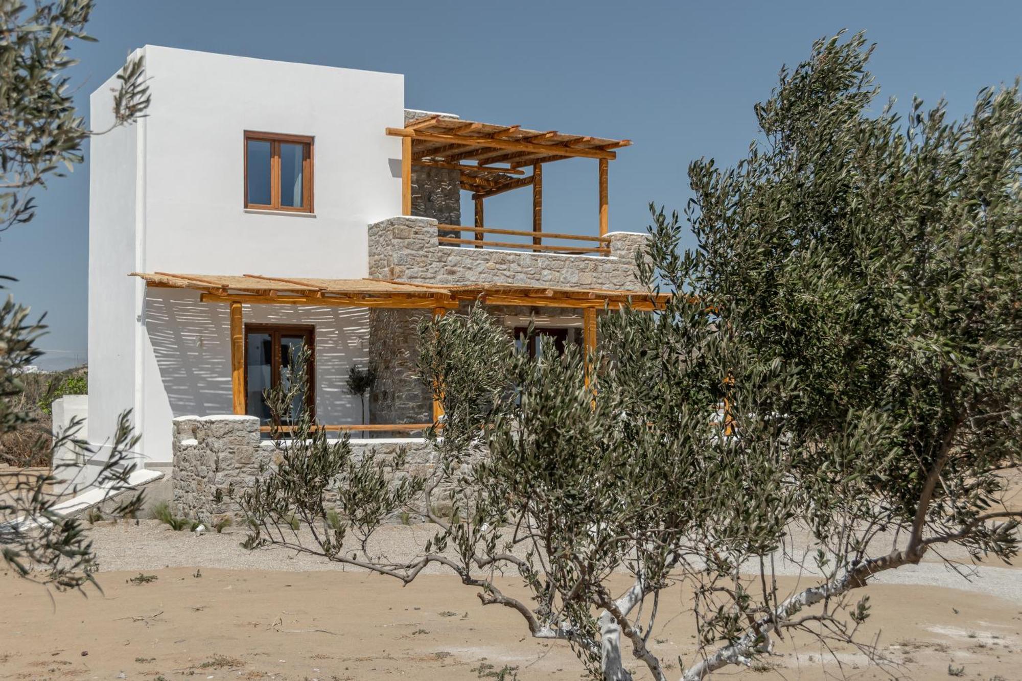 Naxos Beachwalk Villa Plaka Maragkas エクステリア 写真