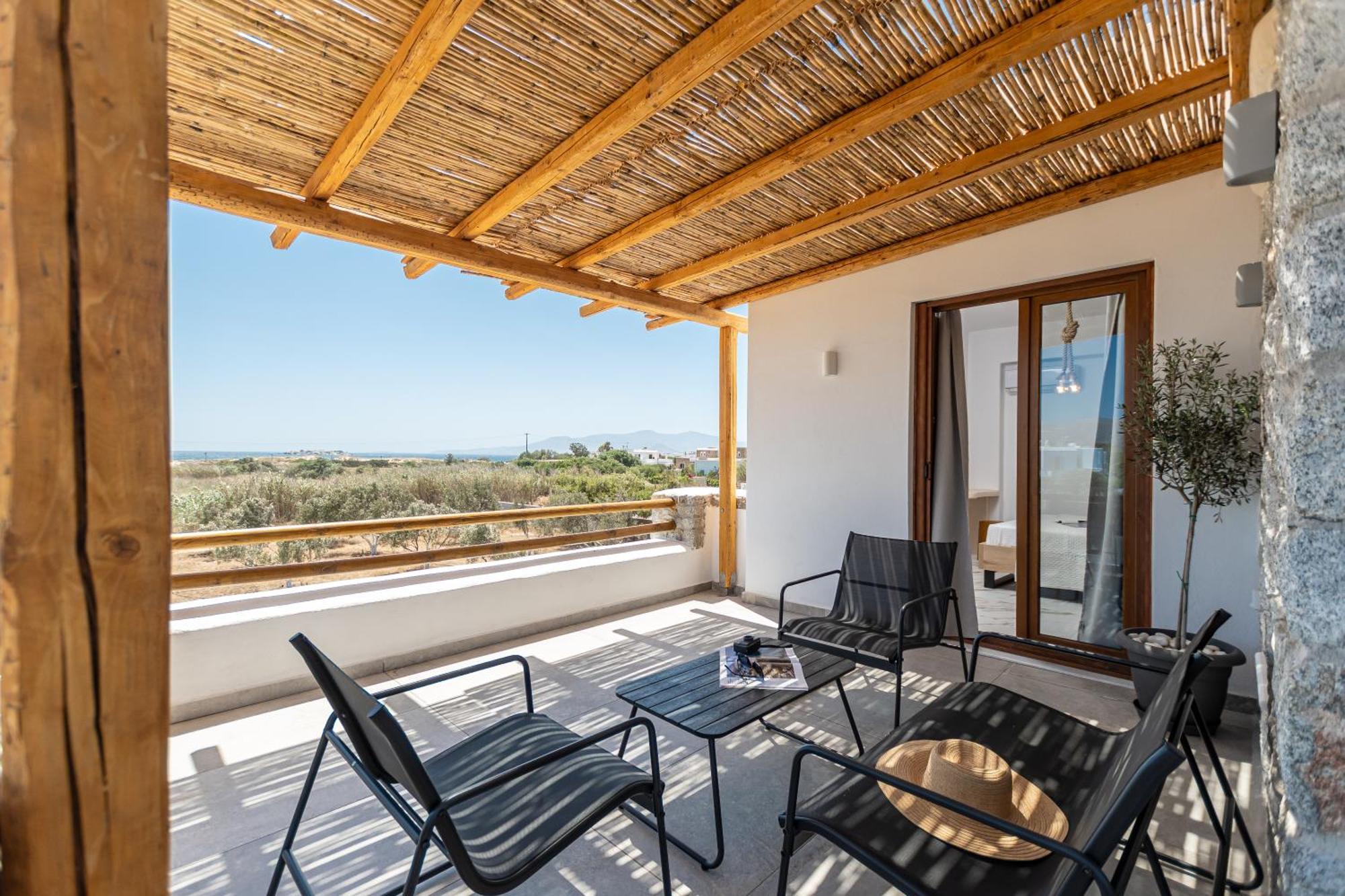 Naxos Beachwalk Villa Plaka Maragkas エクステリア 写真