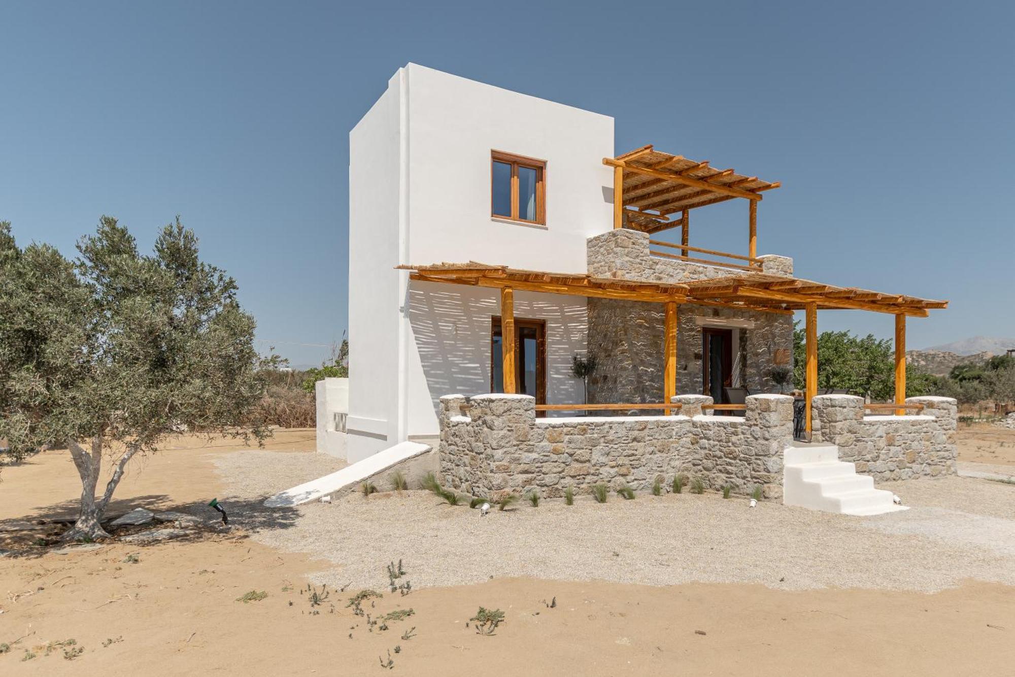 Naxos Beachwalk Villa Plaka Maragkas エクステリア 写真