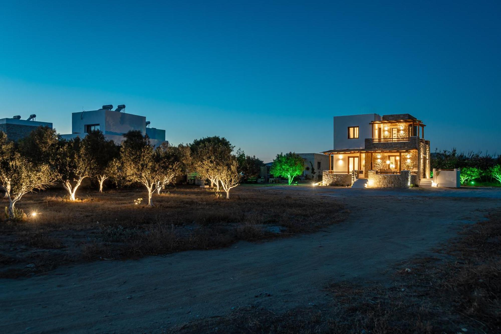 Naxos Beachwalk Villa Plaka Maragkas エクステリア 写真