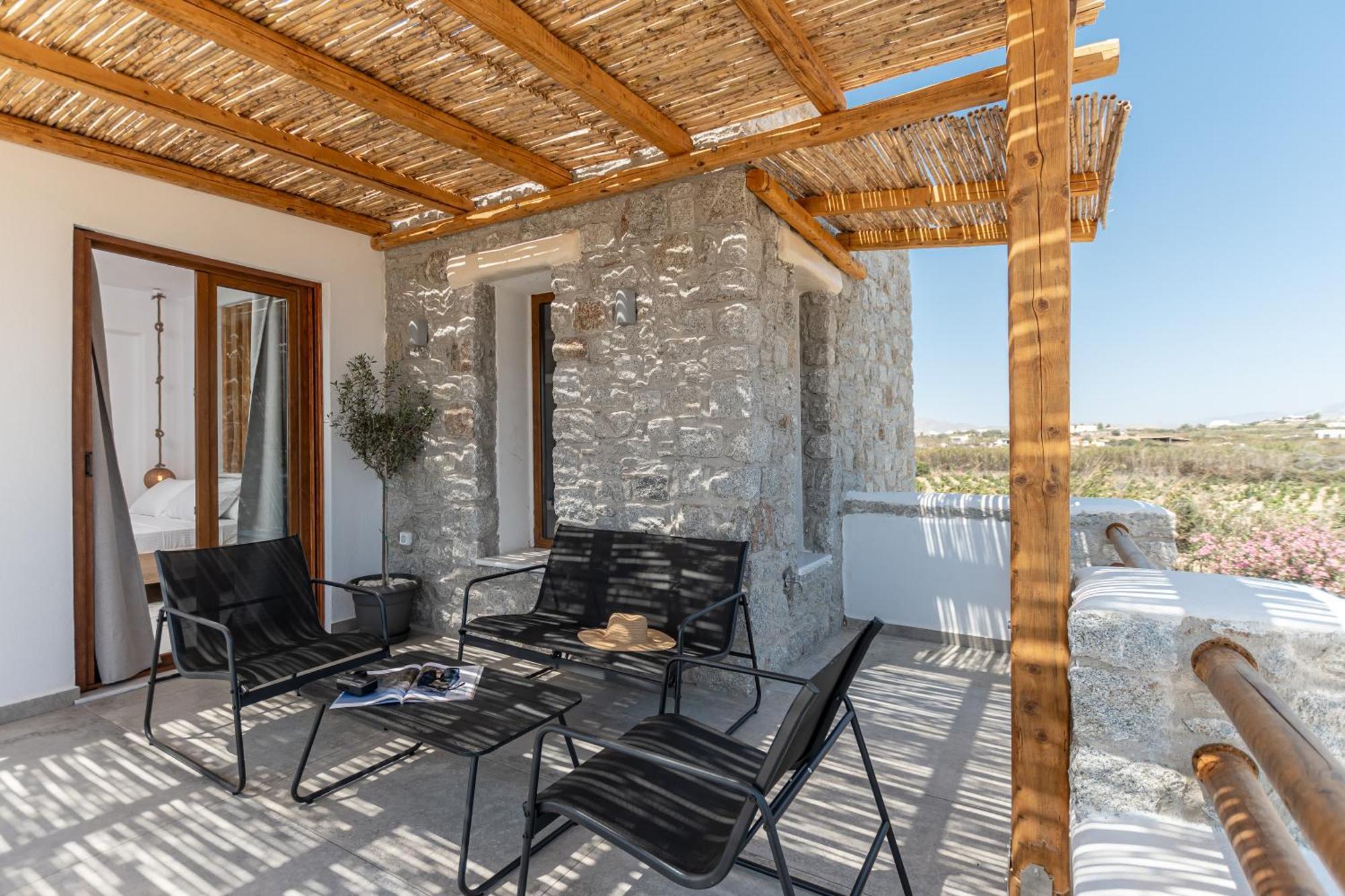 Naxos Beachwalk Villa Plaka Maragkas エクステリア 写真