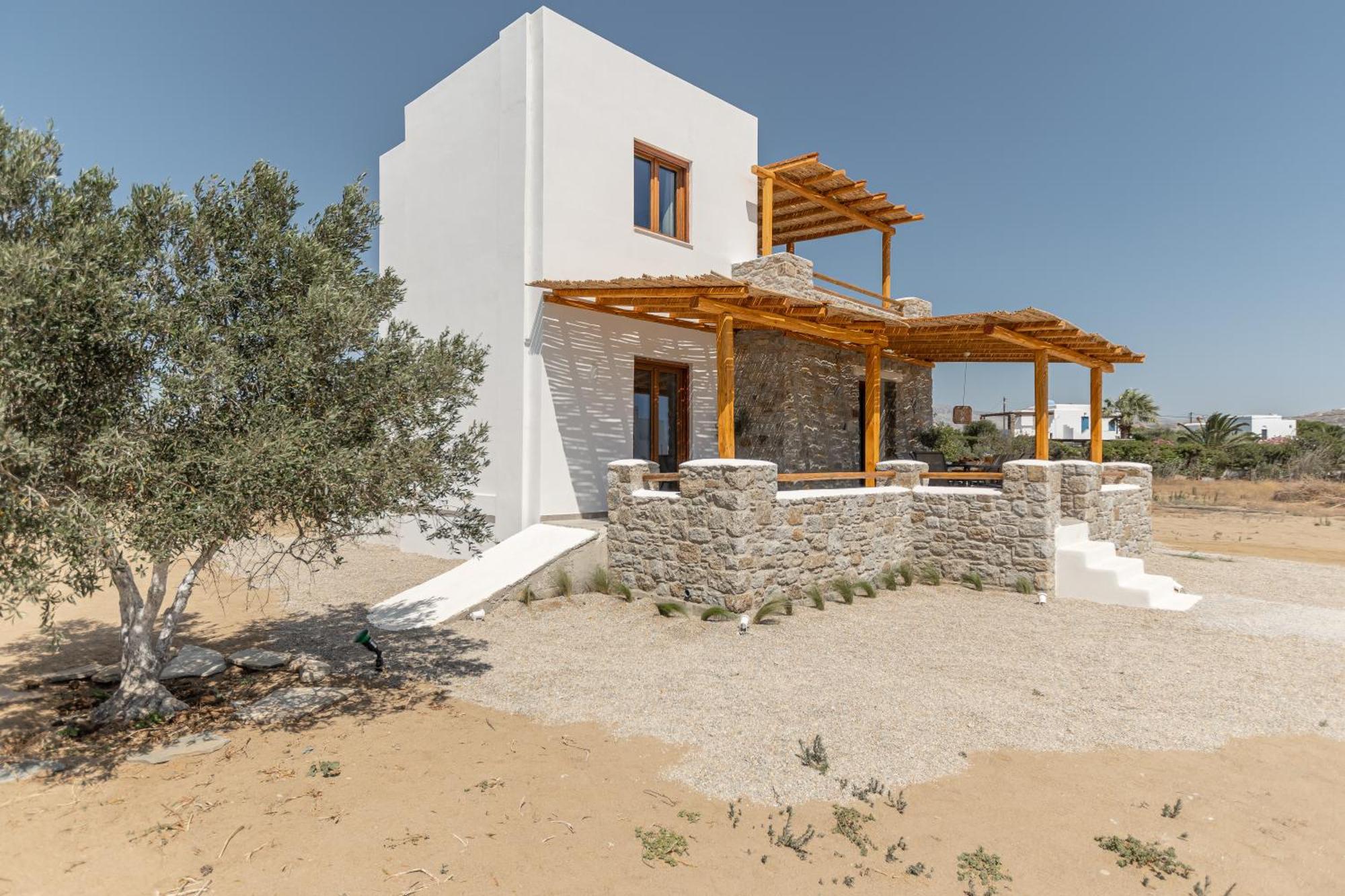 Naxos Beachwalk Villa Plaka Maragkas エクステリア 写真