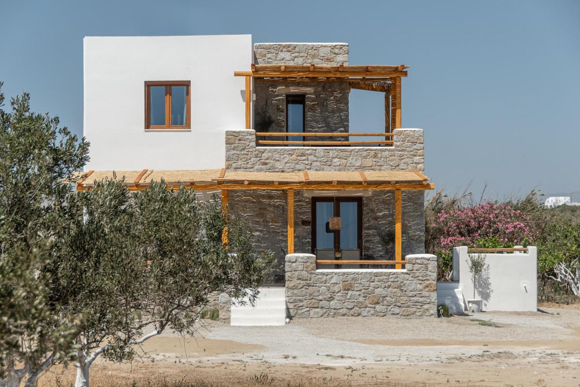 Naxos Beachwalk Villa Plaka Maragkas エクステリア 写真